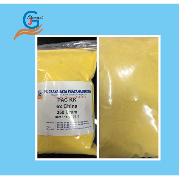 Poly Aluminium Chloride (PAC) Kuning Kunyit Bubuk