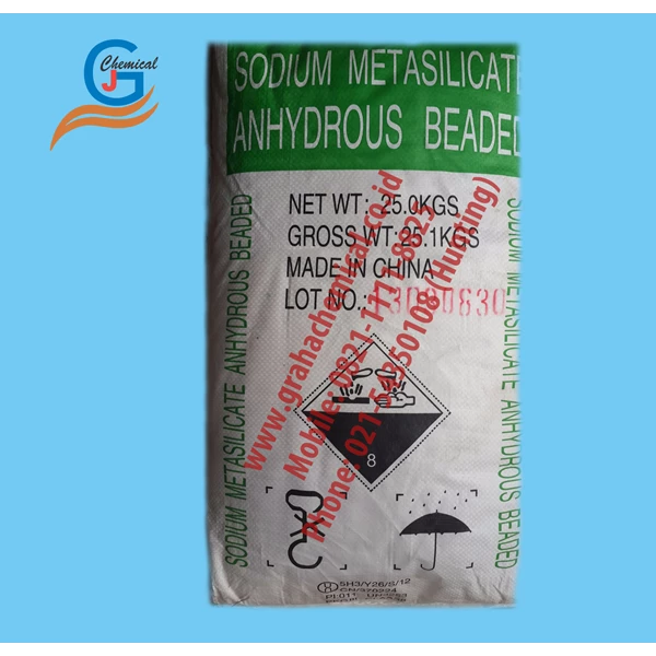 Sodium Metasilicate Anhydrous Kemasan 25 KGS 