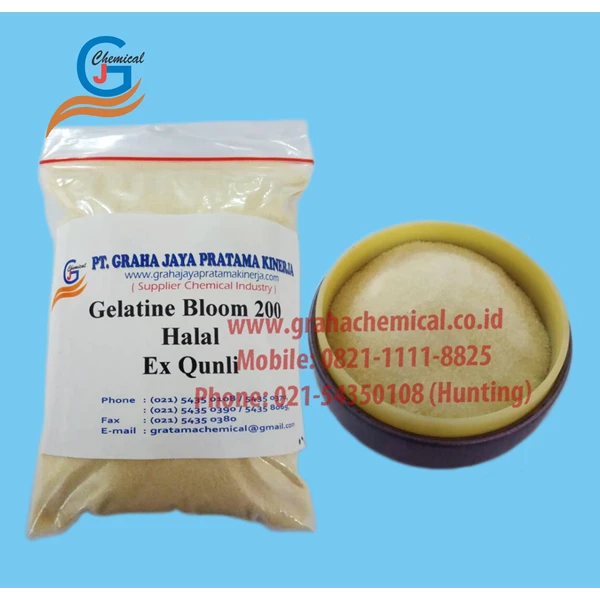 Gelatine Bloom 200 Halal - Ex Qunli