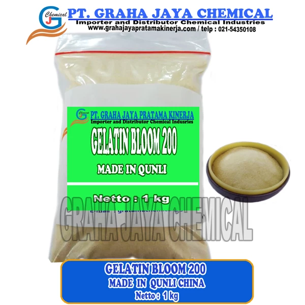 Gelatine Bloom 250 Halal - Ex Qunli