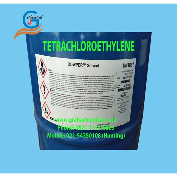Bahan Kimia Tetrachloroethylene PCE Kemasan Drum