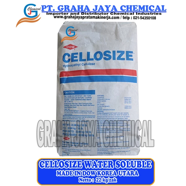Cellosize Water Soluble Polymers Ex Dow
